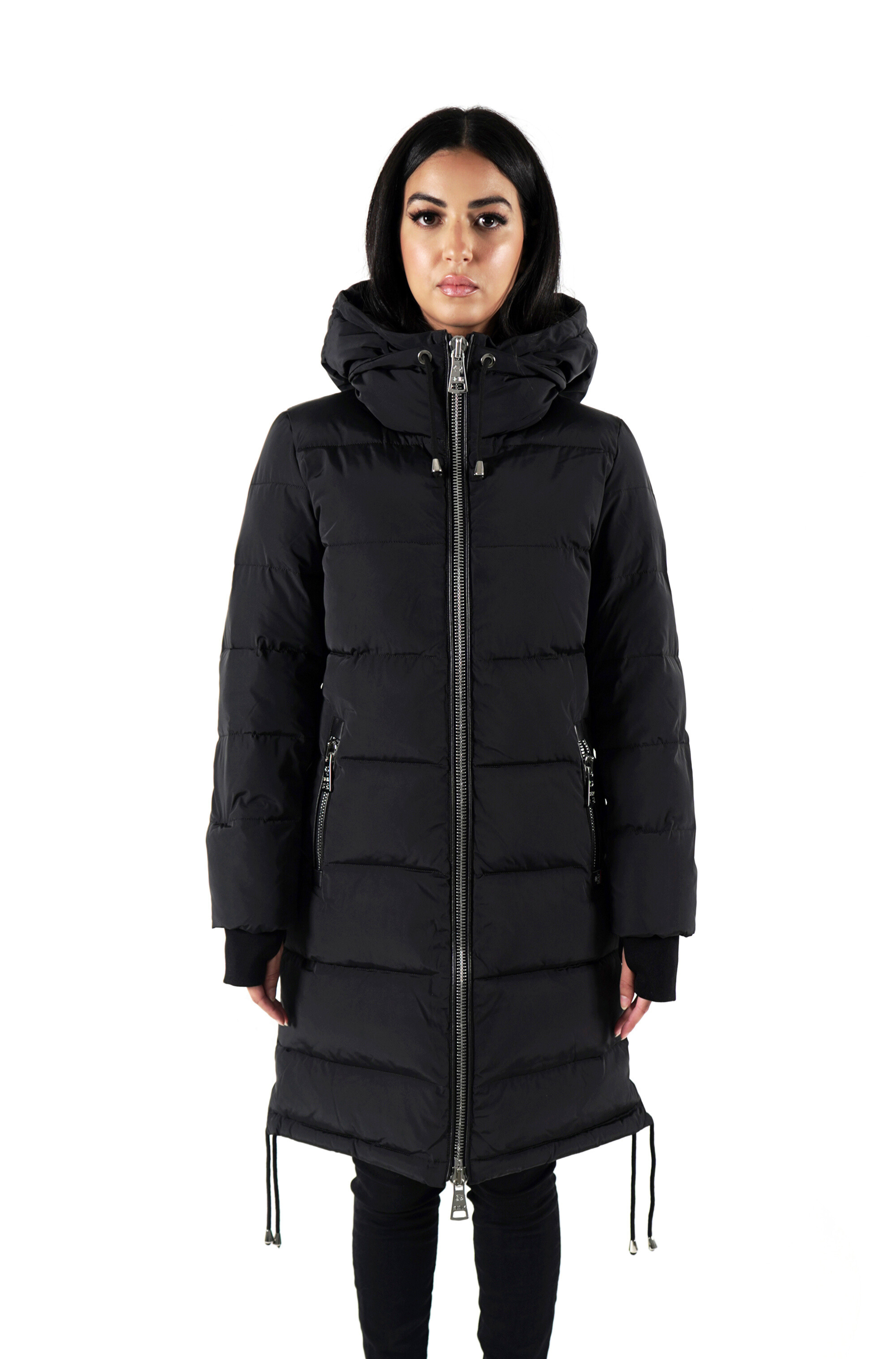 JACKIE O Mat Black Women Jacket Warm Winter Montreal Canada Sicily