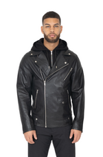 MANTEAU EN CUIR POUR HOMME BIKER Vêtements Sicile
